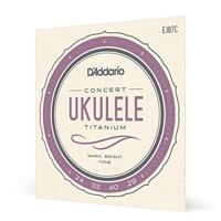 D&apos;Addario EJ87C Pro Arte Titanium snarenset voor concert ukelele - thumbnail