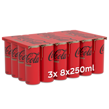 Coca Cola Zero Caffeïnevrij Tray