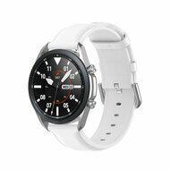Garmin Forerunner 570 (42mm) / 55 / 245 / 645 - Classic leren bandje - Wit - thumbnail