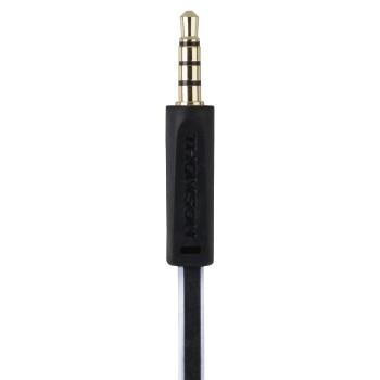 Thomson HED2207BK Koptelefoon On-ear Microfoon Vouwbaar Platte Kabel Zwart Thomson HED2207BK Koptelefoon On-ear Microfoon Vouwbaar Platte Kabel Zwart