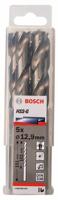 Bosch Accessories 2608585545 2608585545 HSS Metaal-spiraalboor 12.9 mm Gezamenlijke lengte 151 mm Geslepen DIN 338 Cilinderschacht 5 stuk(s) - thumbnail