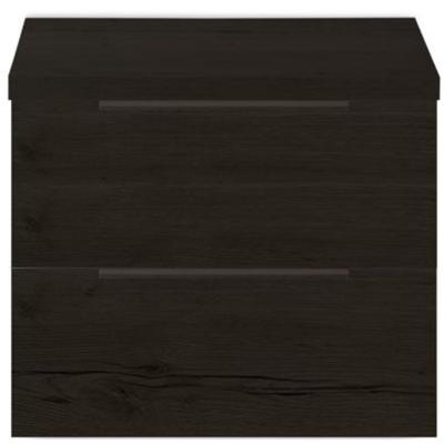 Seville Badmeubelset 60 cm - Wastafelblad Black Oak Edge Greep