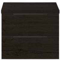 Seville Badmeubelset 60 cm - Wastafelblad Black Oak Edge Greep - thumbnail