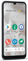 Doro 8100 4G smartphone senior - mobiele telefoon - waterdicht - triple camera - noodoproepknop met GPS - 6,1 inch scherm - gezichtsherkenning - Android (zwart) - thumbnail