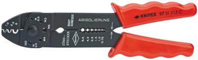 Knipex 97 21 215 C Krimptang 1 stuks Ongeïsoleerde kabelschoenen, Ongeïsoleerde kabelverbinders 0.5 tot 6 mm²