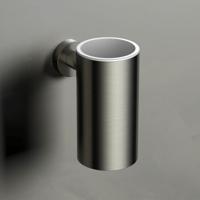 Hotbath Cobber glashouder geborsteld nikkel CBA01GN - thumbnail