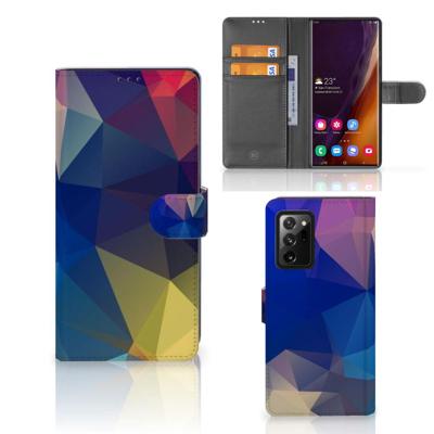Samsung Galaxy Note20 Ultra | Book Case | Polygon Dark