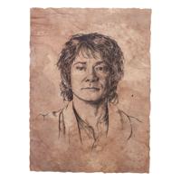 The Hobbit Art Print Portrait of Bilbo Baggins 21 x 28 cm - thumbnail