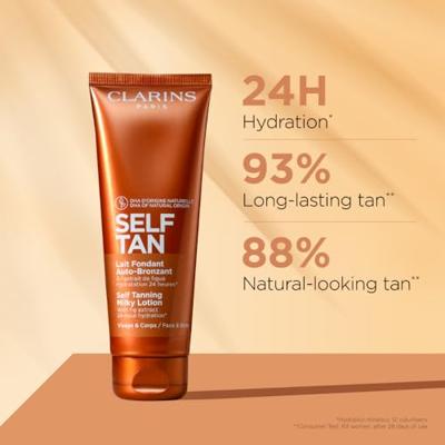 Clarins Self Tan Self Tanning Milky Lotion 125ml Zelfbruiner - thumbnail