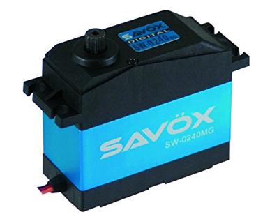 Savox SW-0240MG Waterproof Jumbo High Voltage Digital Servo (1 op 5) Savox SW-0240MG Waterproof Jumbo High Voltage Digital Servo (1 op 5)