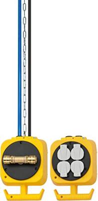 Brennenstuhl Pendelstroomverdeler hangverdeler | met grote gereedschapshaak | voor binnen - 1151160100 Brennenstuhl Pendelstroomverdeler hangverdeler | met grote gereedschapshaak | voor binnen - 1151160100