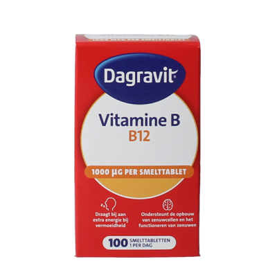 Dagravit Vitamine B12 1000mcg smelt 100 Tabletten