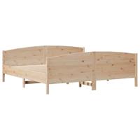 Bedframe zonder matras massief grenenhout 200x200 cm - thumbnail