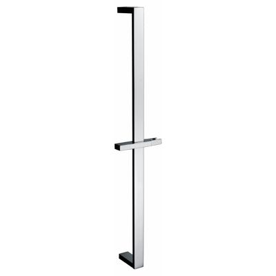Chroom messing glijstang met glijstuk vierkant 700mm Chroom messing glijstang met glijstuk vierkant 700mm