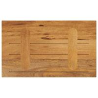 Tafelblad rechthoekig 60x20x2,5 cm massief mangohout - thumbnail