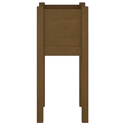 Plantenbak 31x31x70 cm massief grenenhout honingbruin Plantenbak 31x31x70 cm massief grenenhout honingbruin