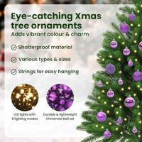 VidaXL Kerstboom met 150 led met standaard groen 120 cm pe - thumbnail
