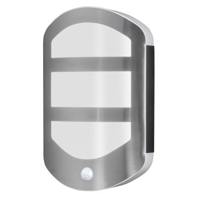 LEDVANCE Endura Style Plate Sensor 4058075477872 LED-buitenlamp met bewegingsmelder (wand) LED 12.50 W Staal LEDVANCE Endura Style Plate Sensor 4058075477872 LED-buitenlamp met bewegingsmelder (wand) LED 12.50 W Staal