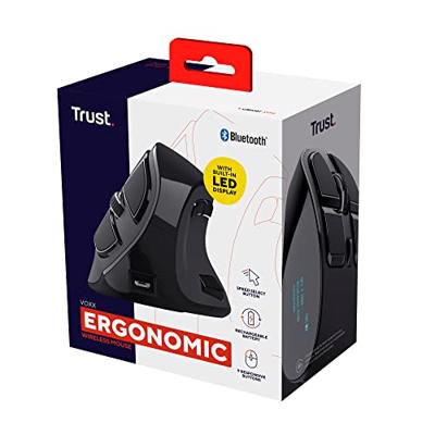 Trust Voxx Draadloze Ergonomische Muis Zwart - thumbnail