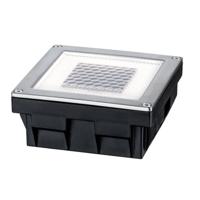 Paulmann 93774 Cube Inbouwlamp op zonne-energie Energielabel: A (A - G) 0.24 W Warmwit RVS, Helder - thumbnail