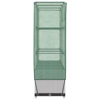 Plantenbak verhoogd met kashoes 120x40x138 cm rattanlook - thumbnail