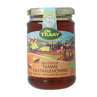 Traay Kastanjehoning tamme bio 350 Gram - thumbnail