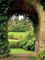 Doorkijk tuin 50x70cm Tuinschilderij Customize-it - Customize it - thumbnail