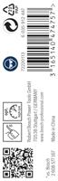 Bosch Accessoires Metaalboren HSS-G, Standard 1,4 x 18 x 40 mm 10st - 2608585470 - thumbnail