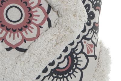 Kussen DKD Home Decor 8424001833795 Wit Zwart Vierkant Koloniaal 45 x 10 x 45 cm