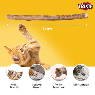 Matatabi Bezem kattenspeelgoed Per 6 - thumbnail