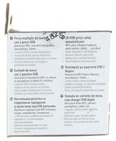 Brennenstuhl Desktop-Power USB-charger 2 USB-laadaansluiting 2100mA 2-voudig wit gepolijst 1,8m H05VV-F 3G1,5 - 1153520222 - thumbnail