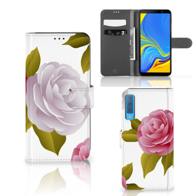 Samsung Galaxy A7 (2018) Hoesje Roses Samsung Galaxy A7 (2018) Hoesje Roses