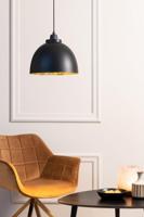 Light & Living Hanglamp 'Kylie' 30cm, kleur zwart / goud - thumbnail