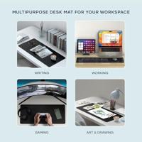Satechi Vegan-leather premium desk mat - Black - thumbnail