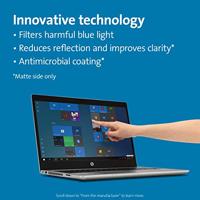 Kensington Anti-Glare & Blue Light Reduction Filter Randloze privacyfilter voor schermen - thumbnail