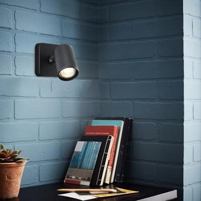 Brilliant OpbouwspotMarty zwart - G99201/76