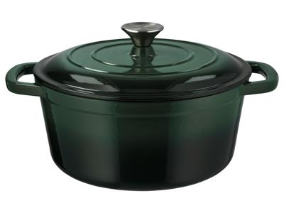 SILVERCREST Gietijzeren pan 26 cm 5,1 L (Groen)