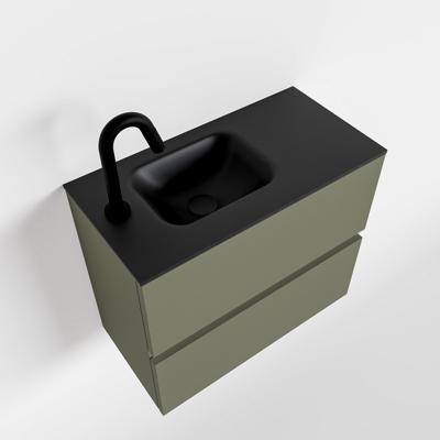 MONDIAZ ADA 60cm toiletmeubel army. LEX wastafel urban links 1 kraangat MONDIAZ ADA 60cm toiletmeubel army. LEX wastafel urban links 1 kraangat