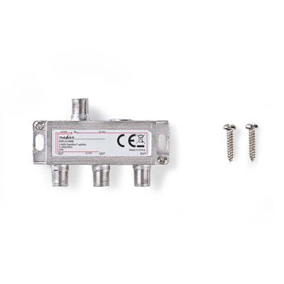 Satelliet F-splitter | Max 10,5 dB demping | 5 - 2400 MHz | 3 uitgangen