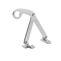 De Oude Deurklink Raamuitzetter bovenraam - nikkel - thumbnail