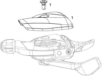 SRAM duimversteller "gx dh" trigger gx dh 7sp