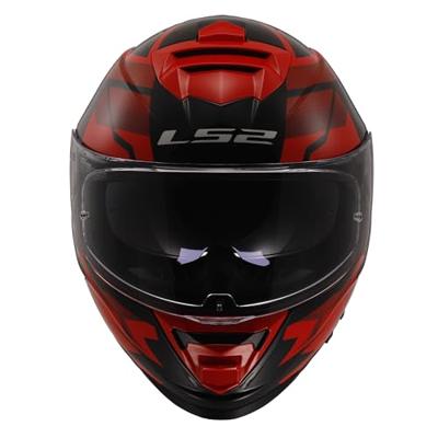 LS2 integraalhelm "ff800 storm ii tracker" helmet ff800 storm ii tracker s black/red