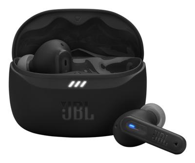 JBL Tune Beam 2, Wireless Noise Cancelling Bluetooth Earbuds met 48 uur afspeeltijd, IP54 Water- en Stofbestendig, Multi-Point Verbinding, In-Ear en Ergonomisch Design, in Zwart