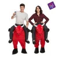 Instap Kostuum Rode Stier - thumbnail