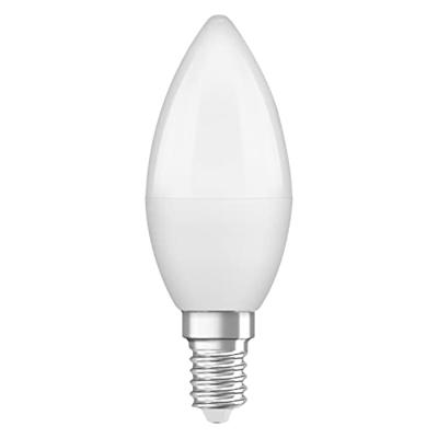 OSRAM HOMELIGHTING 4058075819474 LED-lamp Energielabel F (A - G) E14 Kaars 4.9 W = 40 W Warmwit (Ø x l) 35 mm x 106 mm 4 stuk(s)