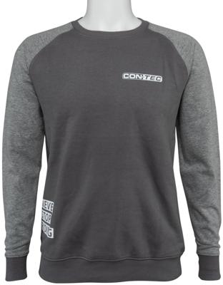 CONTEC sweatshirt met lange mouwen "never stop riding" ct swaetshirt never stop riding size s bl./grey