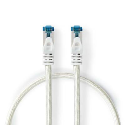 Nedis CAT6a netwerkkabel | S/FTP | RJ45 Male | RJ45 Male | 3.00 m | Snagless | Rond | Gevlochten / PVC | Zilver | Cover Window Box - CCTB85321AL30 Nedis CAT6a netwerkkabel | S/FTP | RJ45 Male | RJ45 Male | 3.00 m | Snagless | Rond | Gevlochten / PVC | Zilver | Cover Window Box - CCTB85321AL30