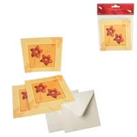 Kennisgevingskaarten Huwelijk nature 12 cm 6 stuks | 24 stuks - thumbnail