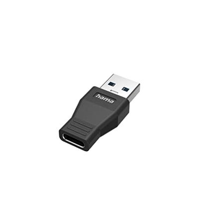 Hama USB-adapter USB-A-stekker - USB-C-aansluiting USB 3.2 Gen1 5 Gbit/s Hama USB-adapter USB-A-stekker - USB-C-aansluiting USB 3.2 Gen1 5 Gbit/s