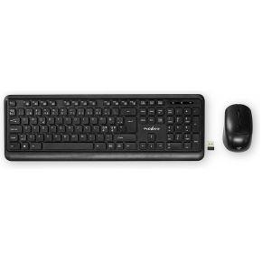 Muis en Toetsenbord - Set | Draadloos | Muis- en toetsenbordverbinding: USB | 800 / 1200 / 1600 dpi | Instelbare DPI | QWERTY | Scandinavisch
